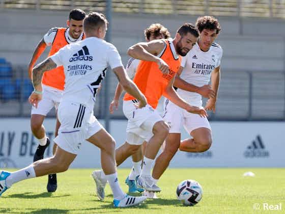 Artikelbild:Die Mannschaft trainierte in der Real Madrid Stadt