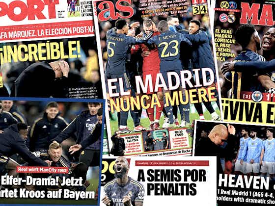 Image de l'article :Pressestimmen zu ManCity – Real Madrid: „Ein Team aus Stahlbeton“