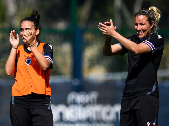 Article image:Games and laughter: final training session for Samp Women