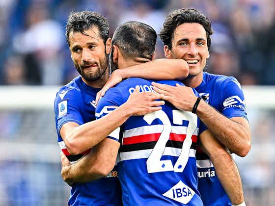 Article image:Samp celebrate Serie A safety with dominant display against Fiorentina