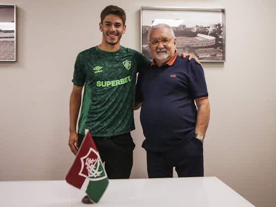 Imagem do artigo:Fluminense acerta renovação de Justen até o fim de 2026