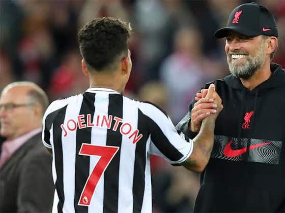 Article image:Jurgen Klopp and Mo Salah tears as Newcastle United take Liverpool Champions League place