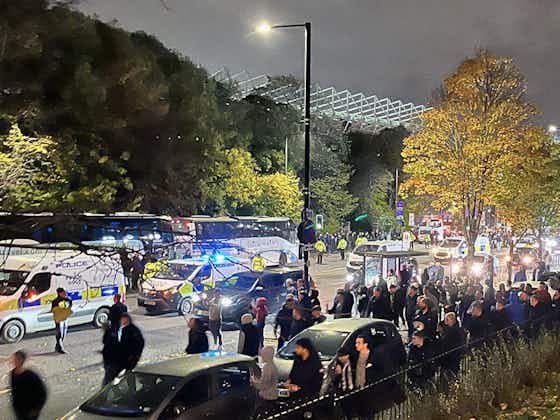 Article image:Stars and Stripes, Medieval Crusaders and violence outside St James’ Park when Chelsea and Everton visited
