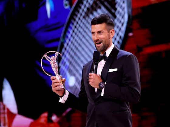 Image de l'article :El premio que Novak Djokovic le arrebató a Lionel Messi