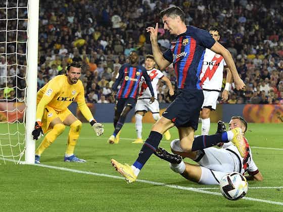 Imagen del artículo:Lewandowski no marcó en Barcelona y calificó de «anti fútbol» al Rayo Vallecano