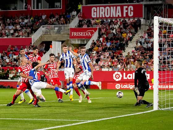Imagen del artículo:Real Sociedad le ganó a Girona en un show de goles de La Liga