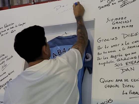 Imagen del artículo:El mensaje de Germán Cano a Maradona en Qatar
