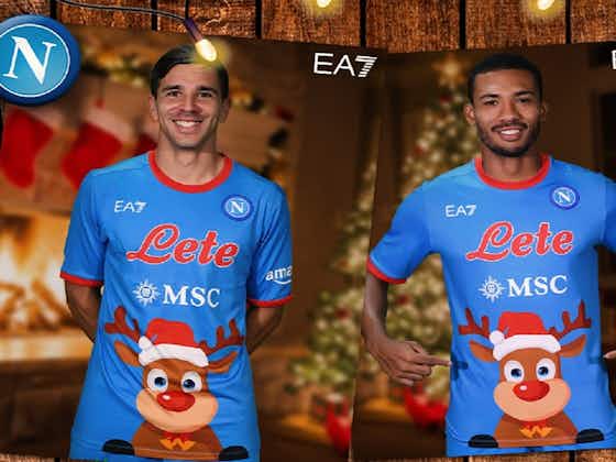 Imagen del artículo:Napoli presentó su camiseta especial para Navidad