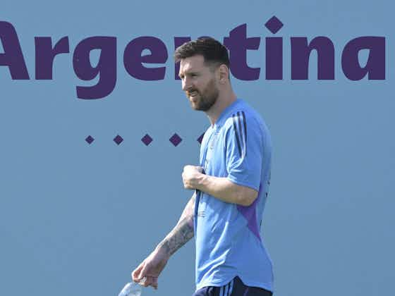 Imagen del artículo:Messi entrenó liviano y con normalidad tras el Argentina – México