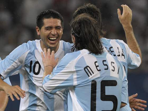 Imagen del artículo:Riquelme, sobre el título de Argentina: «Hablé dos veces con Messi, en el primer partido y después de la final»