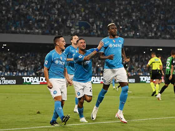 Imagen del artículo:Napoli venció a Sassuolo y sigue firme en el sueño de retener el Scudetto