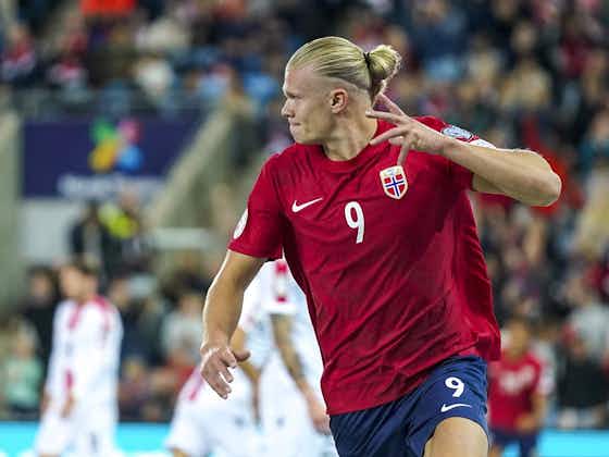 Imagen del artículo:Noruega derrotó a Georgia con goles de Haaland y Ødegaard