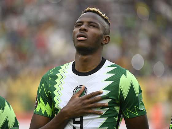 Image de l'article :Hat-trick de Victor Osimhen en la goleada de Nigeria sobre Santo Tomé y Príncipe