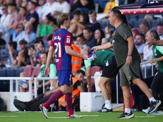 Imagen del artículo:¡Malas noticias para Barcelona! Frenkie de Jong se retira lesionado ante Celta