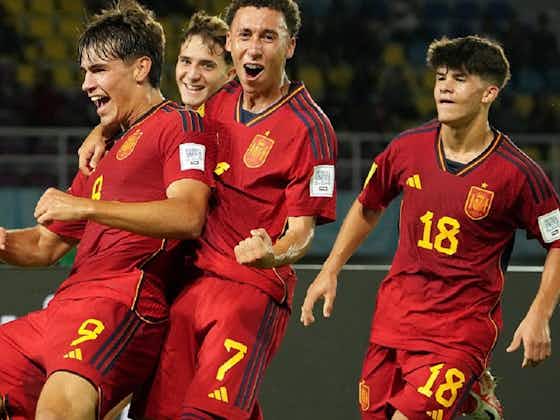 Imagen del artículo:España arrancó el Mundial Sub 17 con victoria y gol de Marc Guiu, la promesa del Barcelona