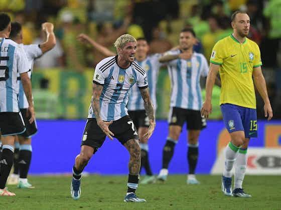 Imagen del artículo:Rodrigo de Paul y un rol clave para el triunfo de Argentina ante Brasil