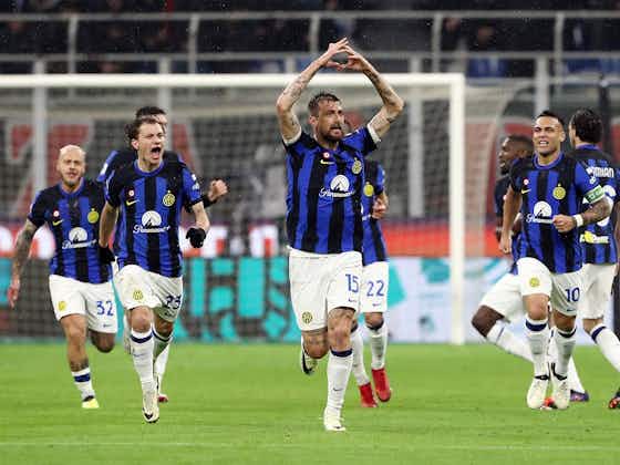 Imagen del artículo:Acerbi marcó ante Milan y anotó un tanto histórico que puede darle el Scudetto al Inter