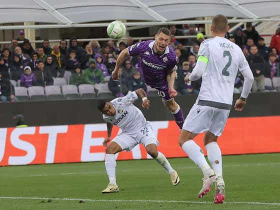 Imagem do artigo:Fiorentina jugó un primer tiempo para golear y apenas empata 0 a 0 por Conference