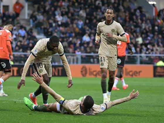 Imagen del artículo:Dembélé convirtió su primer doblete con PSG tras una extraordinaria acción de Mbappé