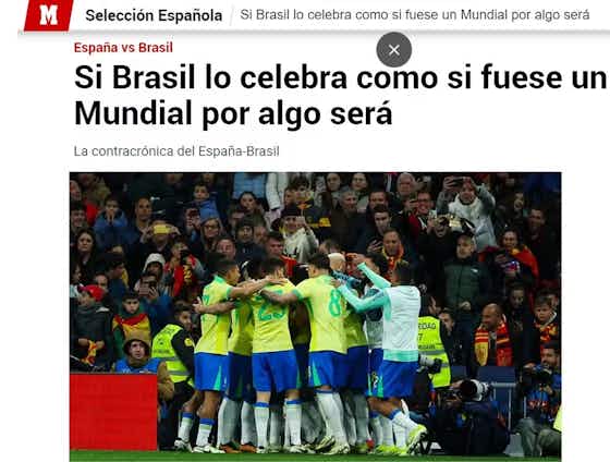 Imagem do artigo:Imprensa da Espanha ironiza comemoração do Brasil após empate: “Ninguém entendeu”