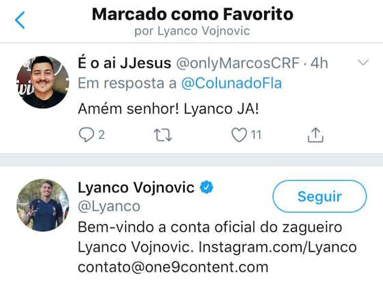 Imagem do artigo:Torcedor pede Lyanco no Flamengo e o próprio zagueiro curte comentário