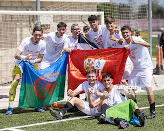 Imagen del artículo:Fotogalería | Sevilla Fútbol Club - Málaga C.F. | Juvenil División de Honor. Grupo 4. Jornada 32.