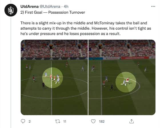 Article image:Man Utd: Twitter thread on Erik ten Hag's first game reveals damning defensive errors