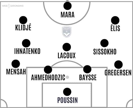 Image de l'article :Le 11 des Girondins de Bordeaux pour la Ligue 2