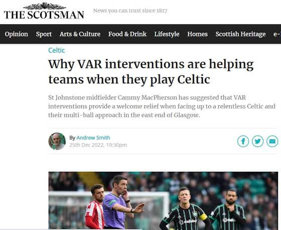 Article image:Celtic is the one and only big club in Scotland implies David Tanner