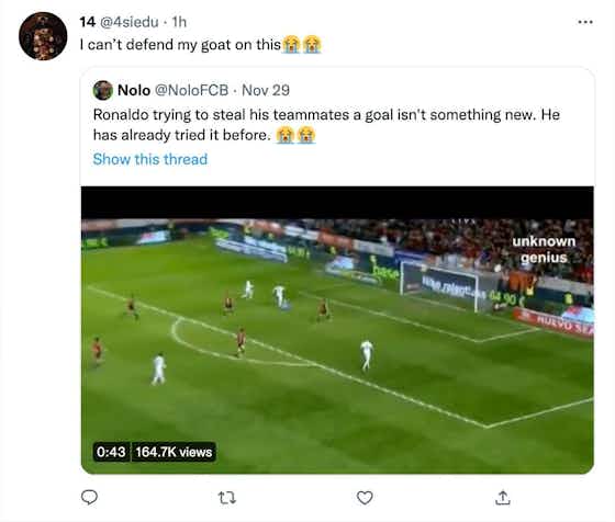 Article image:Cristiano Ronaldo: Viral video of notorious Gonzalo Higuain moment at Real Madrid