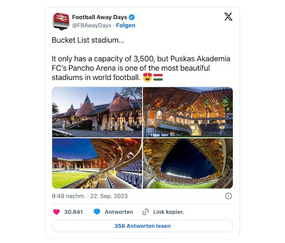 Artikelbild:📸😍 Definition von Schmuckkästchen! Steht das schönste Stadion in Ungarn?