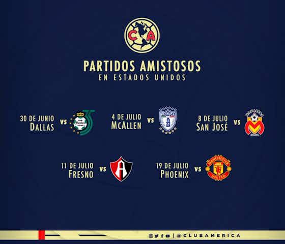Article image:Club América releases their pre-season schedule