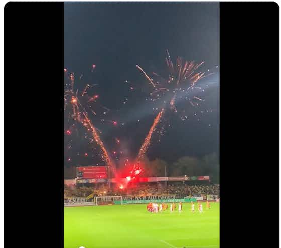 Artikelbild:📸 Pyro kennt keine Liga: Regionalliga-Fans zünden erstklassiges Feuerwerk