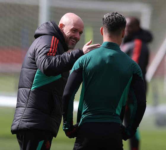 Article image:Speculation put to bed as two United players train after reports of fallouts with Erik ten Hag