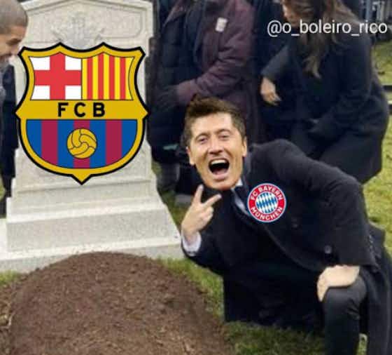 Imagem do artigo:E o Piqué? Os memes da vitória do Bayern sobre o Barcelona na Champions