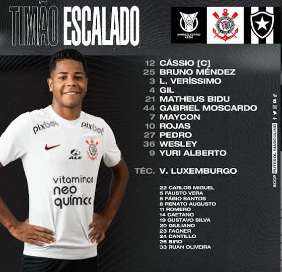 Imagem do artigo:📋 Corinthians e Botafogo ESCALADOS para jogo de suma importância no 🇧🇷