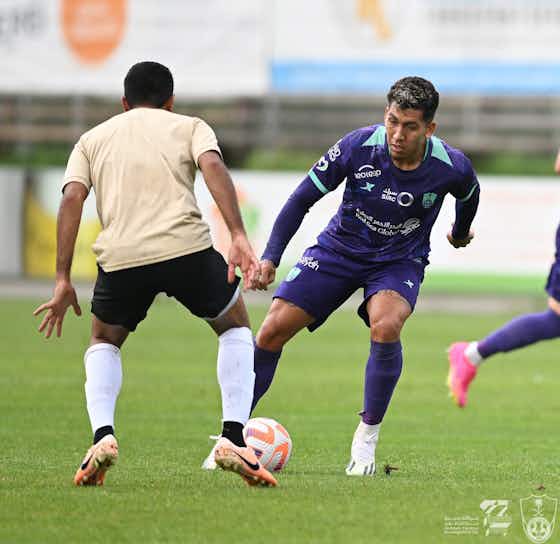 Imagem do artigo:Firmino e Saint-Maximin marcam primeiros gols pelo Al-Ahli, que goleia