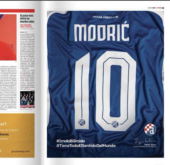 Imagen del artículo:¡Bombazo! La oferta del Dinamo Zagreb a Luka Modric con una publicidad en un periódico