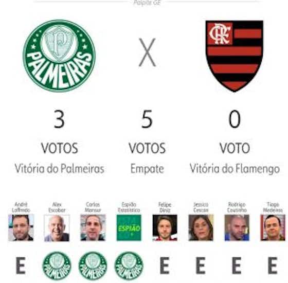 Imagem do artigo:‘Especialistas’ da Globo não veem chance de Flamengo vencer o Palmeiras