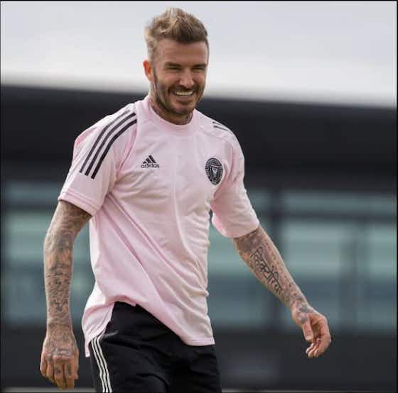 Article image:(Photo) David Beckham trains with Inter Miami youngsters