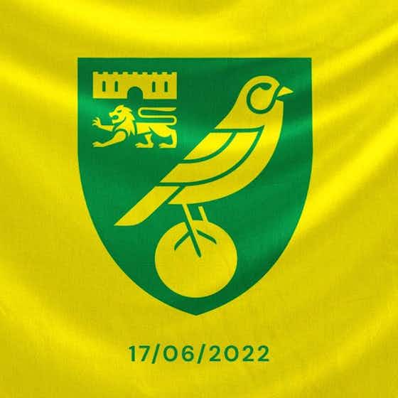 Imagem do artigo:Norwich City lança novo escudo para 2022-2023