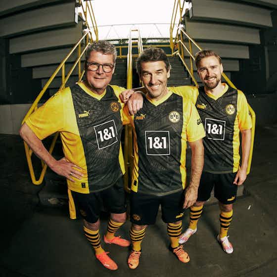 Imagem do artigo:Borussia Dortmund lança camisa que homenageia os 50 anos do seu estádio; veja fotos e vídeos
