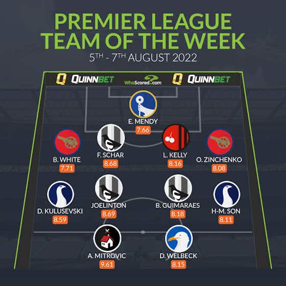 Article image:Son, White, Mendy: Premier League Team of the Week, according to the stats