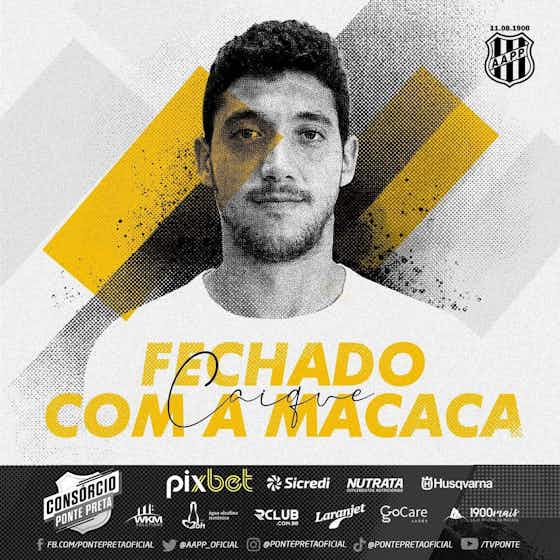 Imagem do artigo:Com Caíque França, Ponte Preta chega a sete jogadores com passagem pelo Corinthians