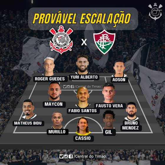 Imagem do artigo:Corinthians x Fluminense: escalação, arbitragem e onde assistir