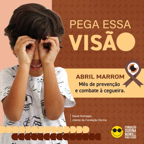 Imagem do artigo:Jogo do Corinthians terá ação com crianças cegas e de baixa visão em alusão ao Abril Marrom