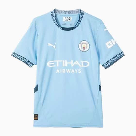 Article image:New 2024/25 Manchester City home shirt leaked early on official Chinese Puma store