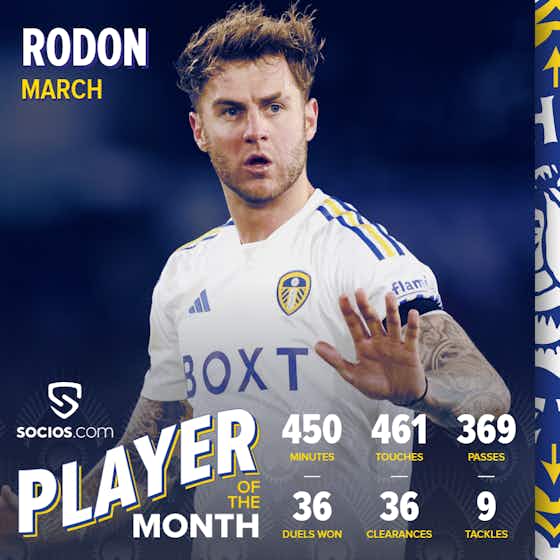 Article image:Joe Rodon Wins Socios Player of the Month For March