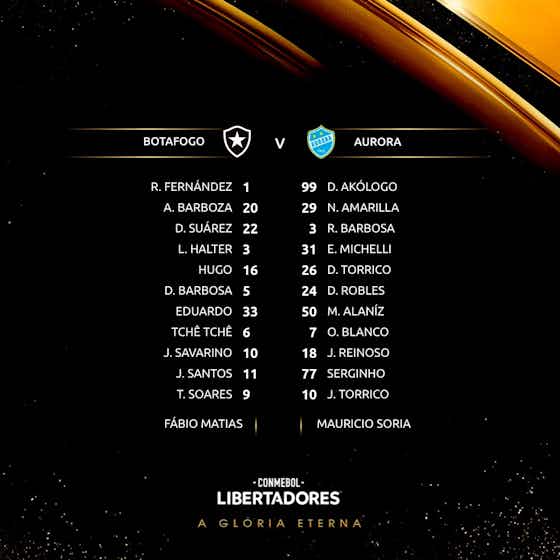 Imagem do artigo:📋 Vale MUITO! Botafogo definido para encara o Aurora