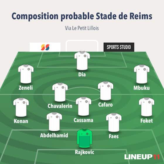 Image de l'article :Les compositions probables pour LOSC – Stade de Reims